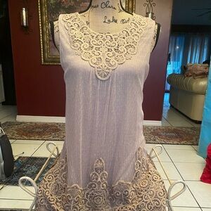 Gorgeous beige dress size fits Small 💜💜